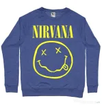 Bluza ADLER barbat Nirvana Albastru melanj