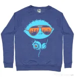 Bluza ADLER barbat Dj Stewie Albastru melanj