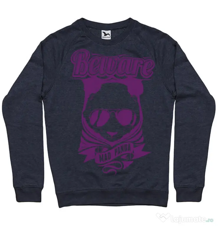 Bluza ADLER barbat Mad Panda Denim inchis