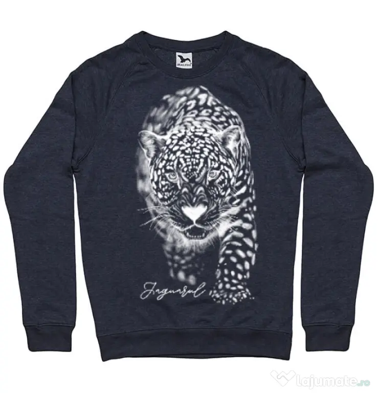 Bluza ADLER barbat Jaguarul Alb Denim inchis