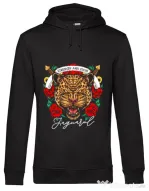 Hoodie barbat cu gluga Strenght and focus Negru