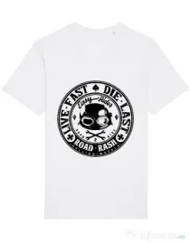 Tricou STANLEY STELLA barbat Road rash Alb