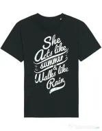 Tricou STANLEY STELLA barbat She acts like summer Negru