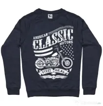 Bluza ADLER barbat Steel is real Denim inchis