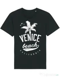 Tricou STANLEY STELLA barbat Venice beach California Negru
