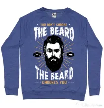 Bluza ADLER barbat The beard choice Albastru melanj
