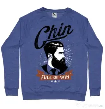 Bluza ADLER barbat Chin full of win Albastru melanj