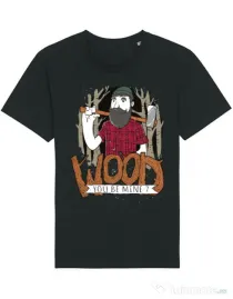 Tricou STANLEY STELLA barbat Wood you be mine Negru