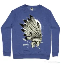 Bluza ADLER barbat Conquerors Albastru melanj
