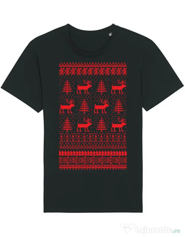 Tricou STANLEY STELLA barbat Reindeers Negru