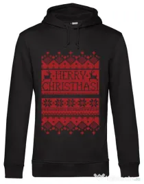 Hoodie barbat cu gluga Greetings Negru