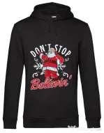 Hoodie barbat cu gluga Dont stop believin Negru