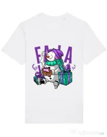 Tricou STANLEY STELLA barbat Christmas Carol Alb