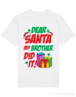 Tricou STANLEY STELLA barbat My brother did it Alb