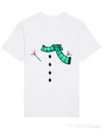 Tricou STANLEY STELLA barbat Snowman Alb