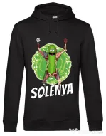Hoodie barbat cu gluga Solenya Negru