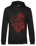 Hoodie barbat cu gluga Youth has no age Negru