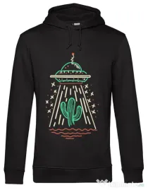Hoodie barbat cu gluga UFO Negru