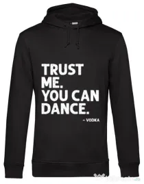 Hoodie barbat cu gluga You can dance Negru