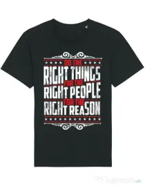 Tricou STANLEY STELLA barbat Do the right things Negru