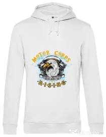 Hoodie barbat cu gluga Eagle Alb
