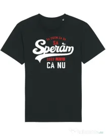 Tricou STANLEY STELLA barbat Sa speram ca nu Negru