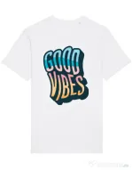 Tricou STANLEY STELLA barbat Good vibes Alb