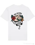 Tricou STANLEY STELLA barbat Wash your hands Alb
