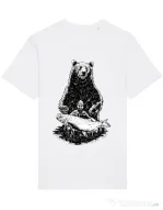Tricou STANLEY STELLA barbat Bearware Alb