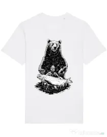 Tricou STANLEY STELLA barbat Bearware Alb