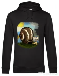 Hoodie barbat cu gluga I stay home 2 Negru