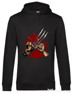 Hoodie barbat cu gluga Like father like daughter Negru