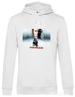 Hoodie barbat cu gluga Trapped Alb