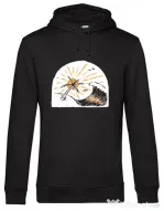Hoodie barbat cu gluga Beauty wave Negru