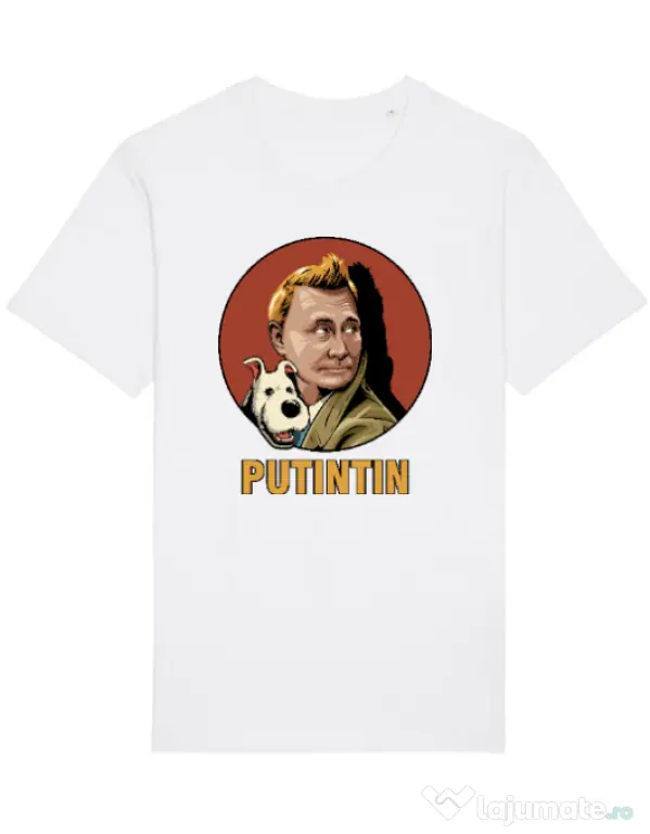 Tricou STANLEY STELLA barbat Putin Tin Alb