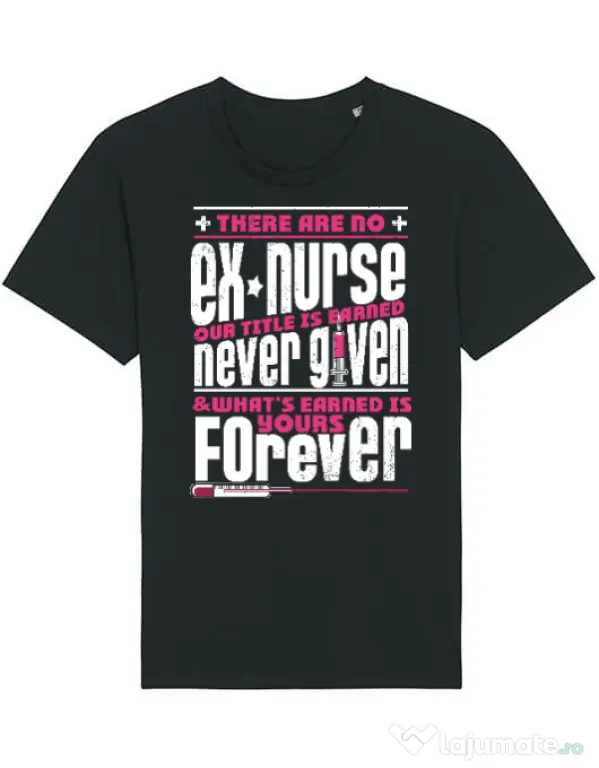 Tricou STANLEY STELLA barbat Ex nurse Negru