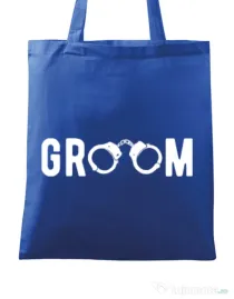 Sacosa personalizata Mire Groom Albastru regal