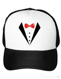 Sapca personalizata Mire Groom suit Alb