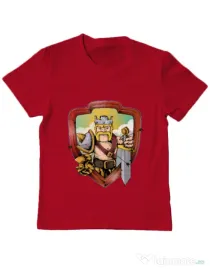 Tricou ADLER copil The Barbarian Rosu