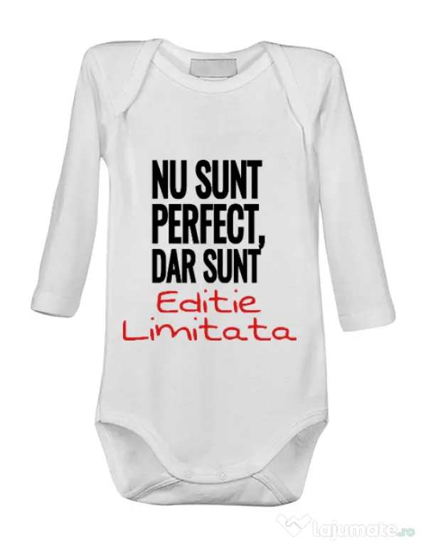 Baby body Editie limitata Alb