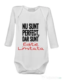 Baby body Editie limitata Alb
