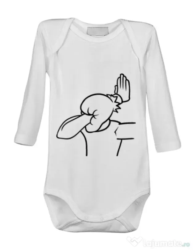 Baby body Extreme facepalm Alb