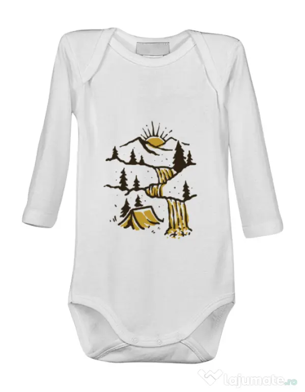 Baby body Hidden Paradise Alb