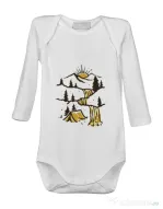 Baby body Hidden Paradise Alb