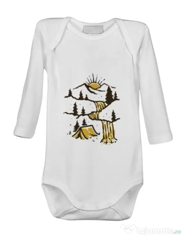 Baby body Hidden Paradise Alb