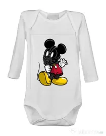 Baby body Mickey Bane Alb