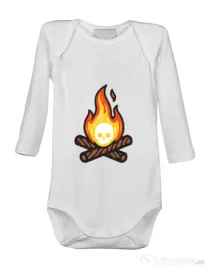 Baby body Skullfire Alb