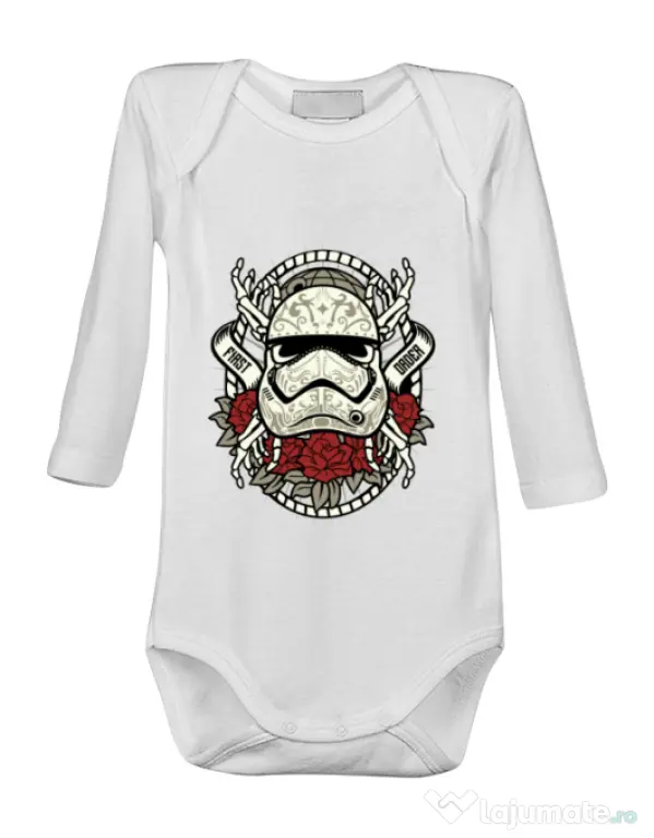 Baby body Sugar Skull Trooper Alb