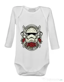 Baby body Sugar Skull Trooper Alb