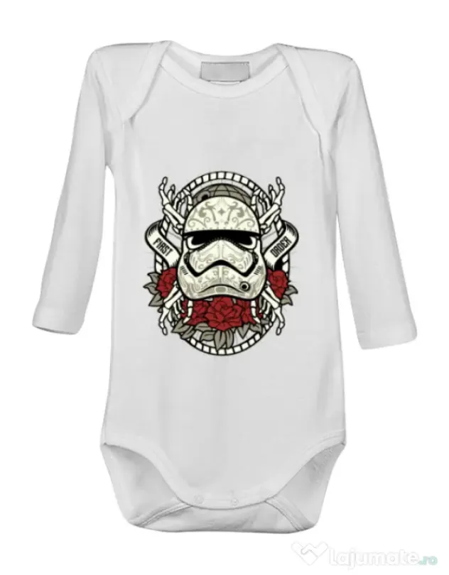 Baby body Sugar Skull Trooper Alb